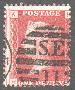 Great Britain Scott 33 Used Plate 97 - HK - Click Image to Close